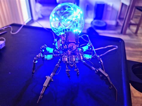 My cyberpunk spider desk lamp : r/Cyberpunk