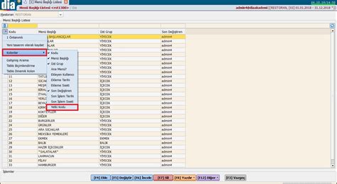 Men Ba L Listesi Ekran Kolonuna Yeni Alan Eklendi D A Akademi