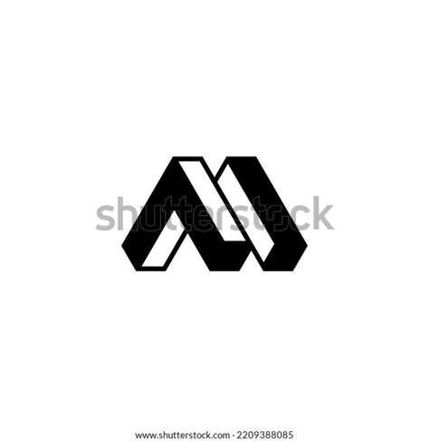 Bold Letter M Logo Design Vector Stock Vector (Royalty Free) 2209388085 ...