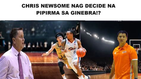 Chris Newsome Gusto Na Pumirma Sa Ginebra Smb Kukunin Na Si Mikey