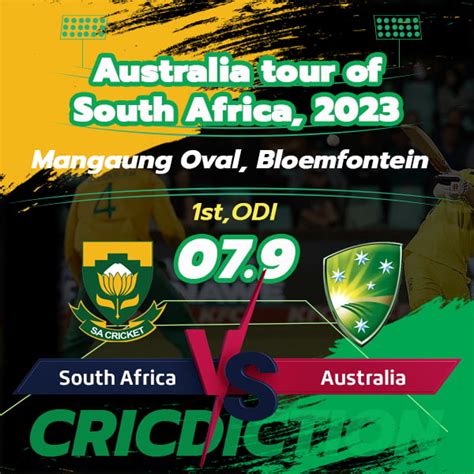 Live Who Will Win Today S Match Prediction Australia Tour Of South