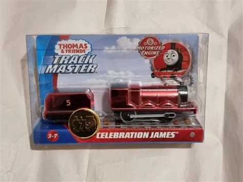 THOMAS FRIENDS TRACKMASTER MOTORIZED 75TH CELEBRATION JAMES METALLIC