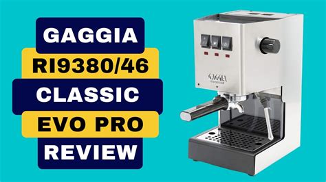 Gaggia Ri Classic Evo Pro Small Brushed Stainless Off