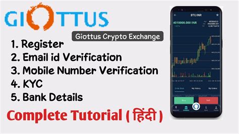 How To Register And Complete Kyc In Giottus Giottus Me Account Kaise