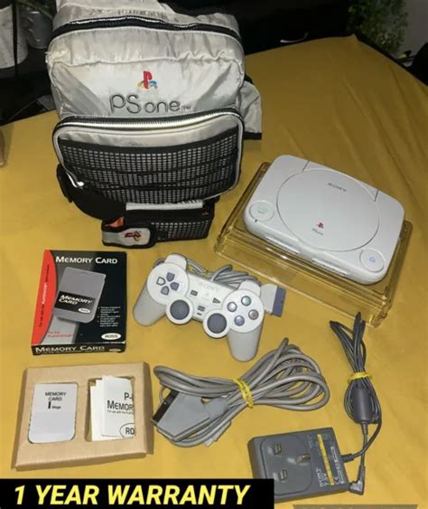 SONY PLAYSTATION 1 Slim PSOne Console Bundle W Controller Memory