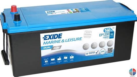 Batterie Exide EP1200 12v 140ah C20 AGM à décharge lente