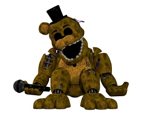 Withered Golden Freddy V3 By A1234agamer On Deviantart