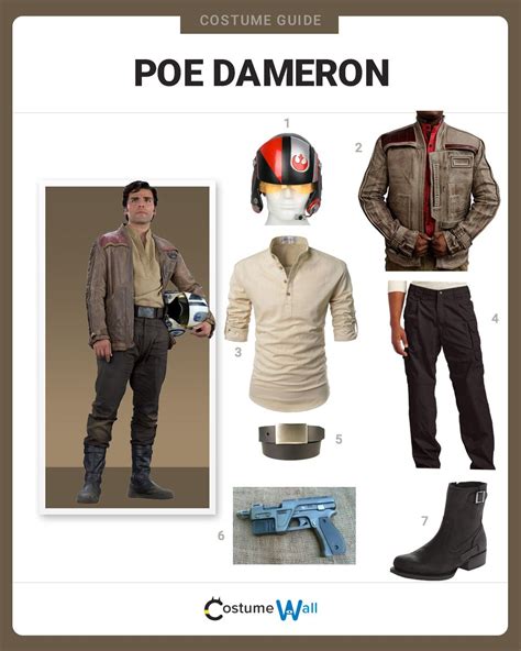 Poe Dameron Costume Guide For Cosplay And Halloween Star Wars