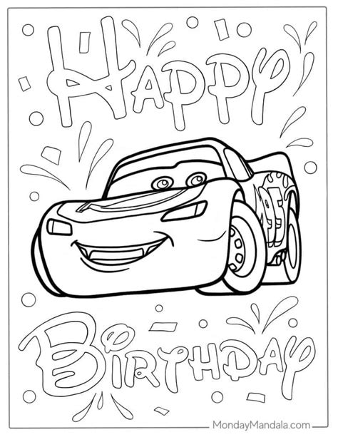 Lightning Mcqueen Coloring Pages