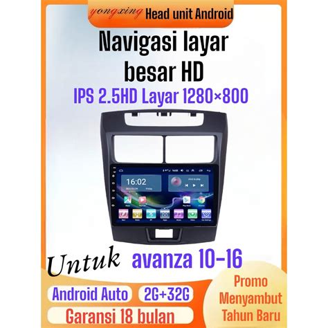 Jual Head Unit Android Avanza Veloz Xenia Tahun 2010 2016Penerima