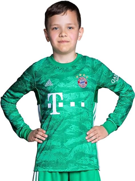 Fc Bayern M Nchen Kinder Torwart Trikot Ohne Spielerflock