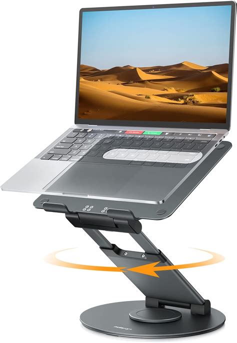 Tounee Support Ordinateur Portable Support Laptop Réglable avec Base