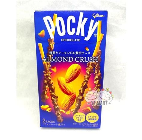 Glico Pocky Chocolate Almond Crush Packs Lazada