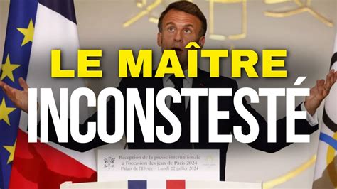 EMMANUEL MACRON LE MAÎTRE INCONTESTÉ Charbofficiel2 YouTube