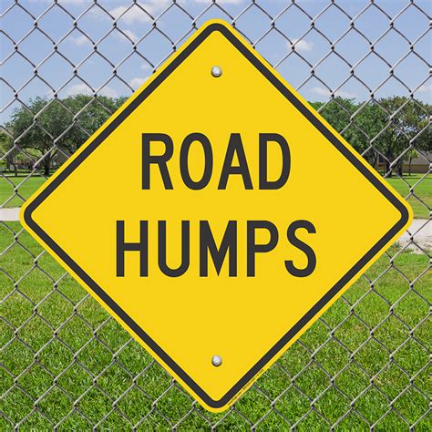 Road Speed Hump Sign , SKU: K-7031