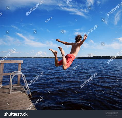 168 Jumping off jetty Images, Stock Photos & Vectors | Shutterstock