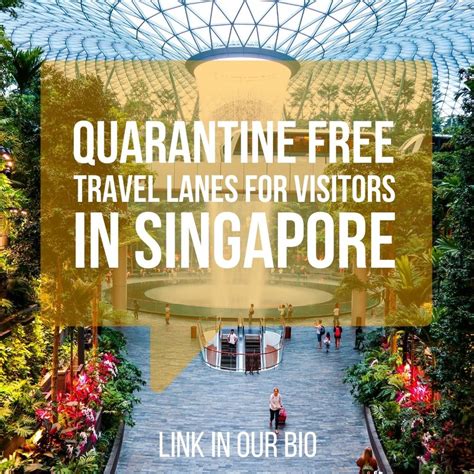 Quarantine Free Travel Lane For Visitors! — Hello! Singapore Tours