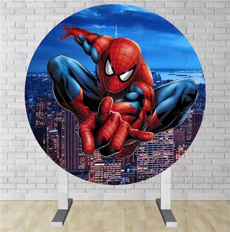 Painel Redondo Homem Aranha PNR161 Digistamp Paineis