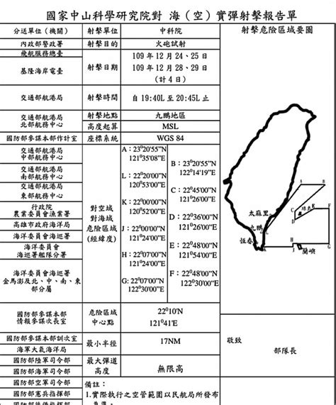 中科院今起試射飛彈 共艦提前現蹤 政治 自由時報電子報