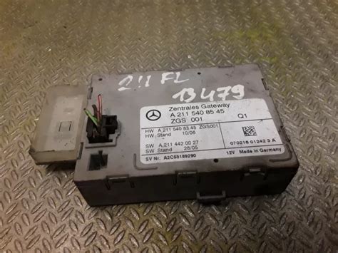 Mercedes W211 Gateway Control Module Unit E Cls Class W211 W219 2115408545 27 51 Picclick Ca