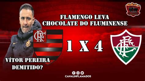 FLAMENGO É GOLEADO PELO FLUMINENSE VÍTOR PEREIRA DEMITIDO NOTÍCIAS