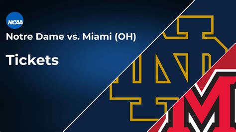 Sept. 21 Notre Dame vs. Miami (OH) football tickets, game time, TV channel