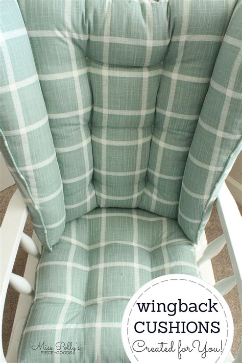 Wingback Rocker 4 Post Rocker Glider Cushions Rocker Etsy