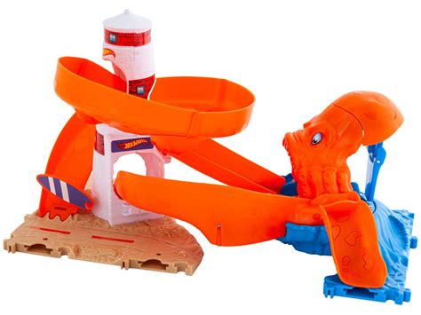 Pista Hot Wheels City Ataque Do Polvo Mattel