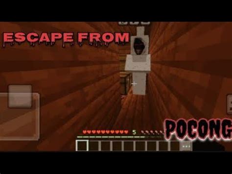 ESCAPE FROM POCONG A Minecraft Horror Map YouTube