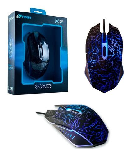 Mouse Gamer Noga Retroiluminado 2400 Dpi Usb Stormer St 002