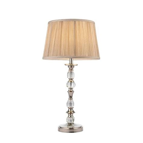 Lampa stołowa Interiors 1900 odcienie brązu i beżu 60 W porównaj ceny