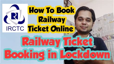 How To Book Railway Ticket Online In Laptop And Computer Railway