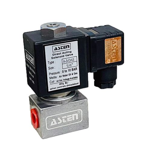 Black Direct Acting Solenoid Valve At Best Price In Mumbai Concorde