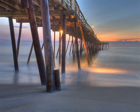 Brown Wooden Dock During Sunset Hd Wallpaper Peakpx