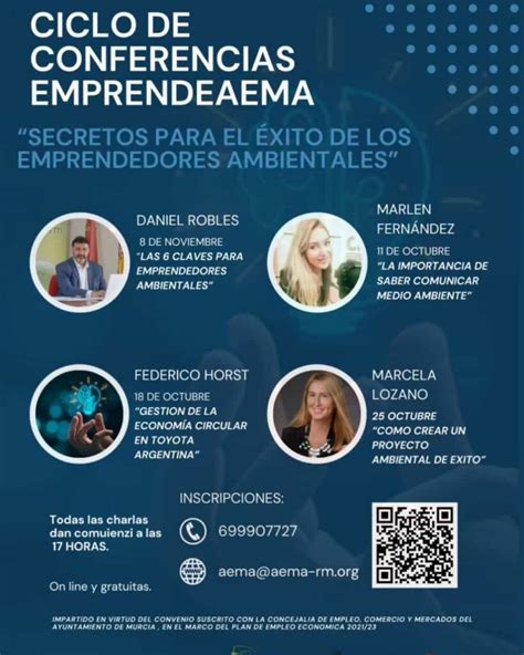 Ciclo conferencias Secretos para el éxito de los emprendedores