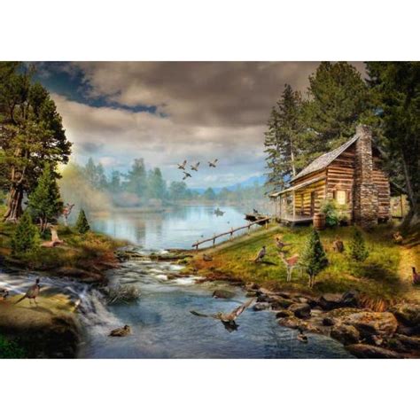 Comprar Puzzle Grafika La CAbaña de Pesca de 1000 Piezas Grafika T 00873