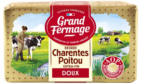 Beurre Doux Aop Charentes Poitou Grand Fermage Grand Fermage