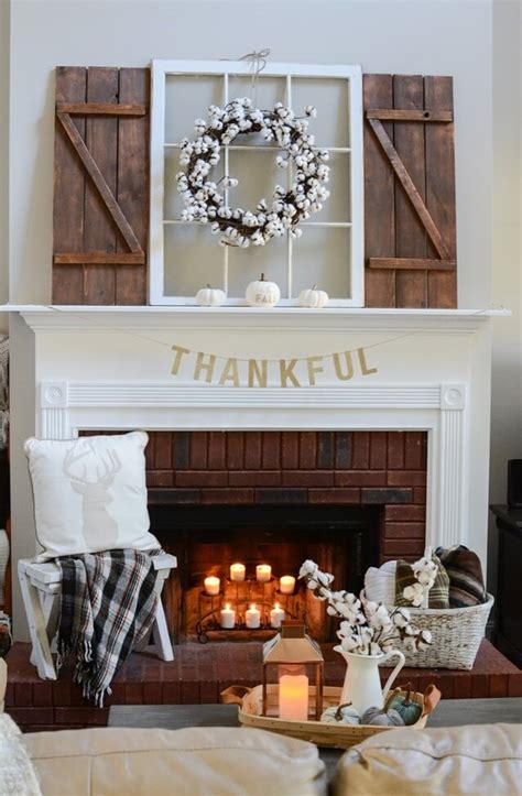 Create A Cozy Farm Style Fireplace Mantel 10 Inspiration Ideas That