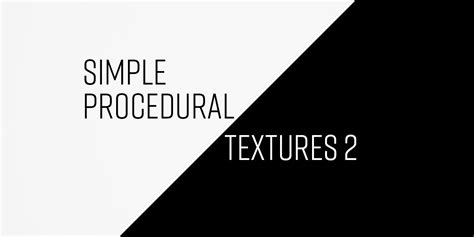 Simple Procedural Textures 2 Blender Market