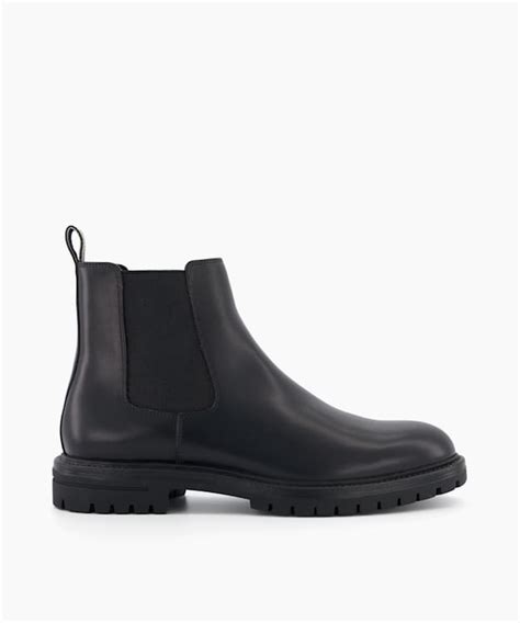 Created Black Casual Chelsea Boots Dune London