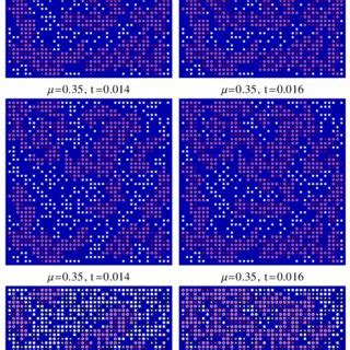 Typical distribution of the SF clusters, i.e., the regions of the ... 