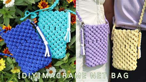 Diy I I I Macrame Net Bag I Macrame