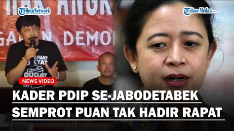 Geram Kader Pdip Se Jabodetabek Kecewa Puan Tak Hadir Rapat Bahas Hak