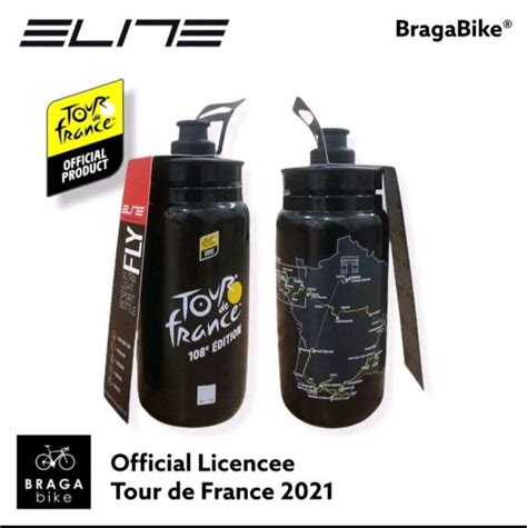 Jual Elite Fly Watter Bottle Tour De France Collection Black