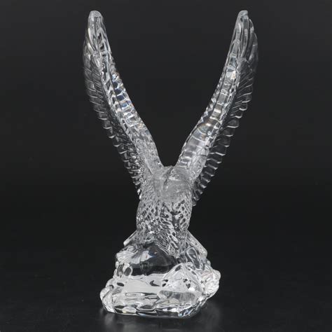 Waterford Crystal Bald Eagle Figurine Designed By Fred Curtis Ebth