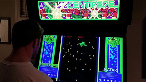 Centipede Arcade Cabinet Mame Gameplay W Hypermarquee Youtube