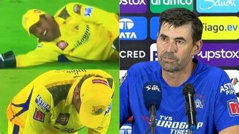 Stephen Fleming Gives Major Ms Dhoni Injury Update After Viral Video