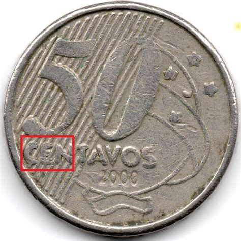 Numis Market Centavos Erro Duplica O Moeda Brasil