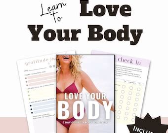 Body Image Workbook Body Positive Worksheets Body Acceptance Healing