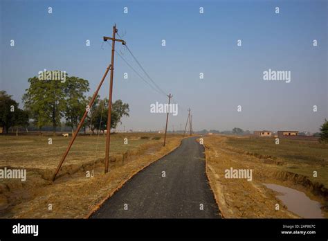 Utility Poles Line Country Road Hi Res Stock Photography And Images Alamy